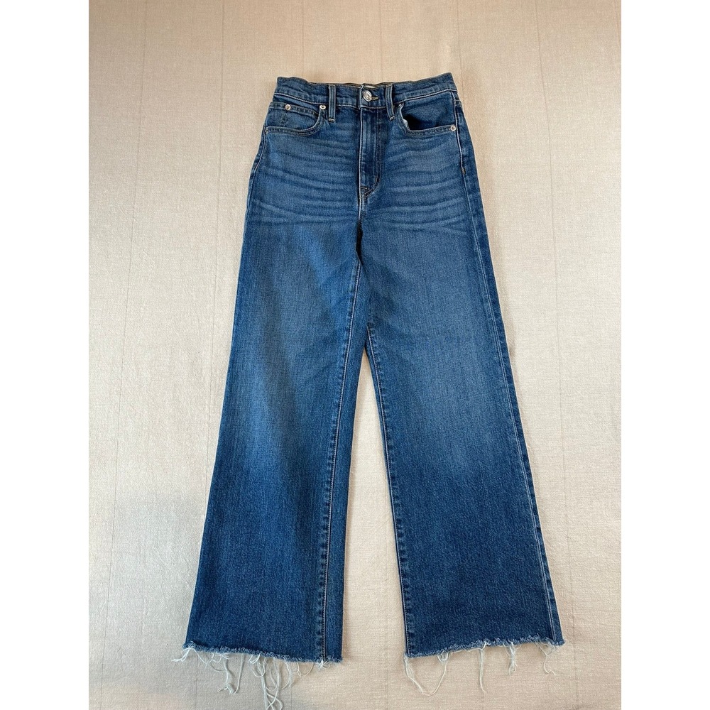 SLVRLAKE | Wide Leg Blue Jeans High Rise‎ | Women's 25